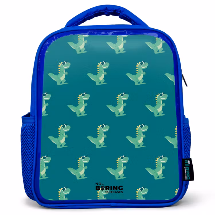 Sac à dos enfant - Bleu - Spécifications du tyranosaure — 1