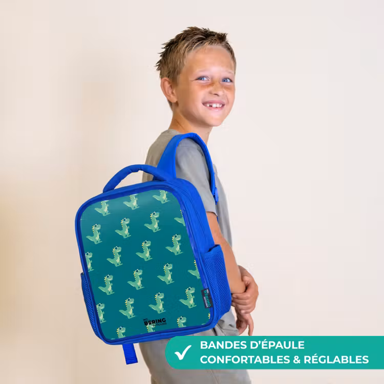 Sac à dos enfant - Bleu - Spécifications du tyranosaure — 4