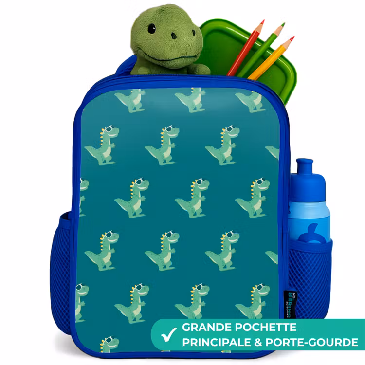 Sac à dos enfant - Bleu - Spécifications du tyranosaure — 5
