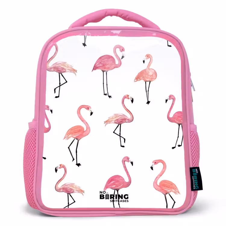 Enfant sac à dos - Rose - Fête des flamants — 1