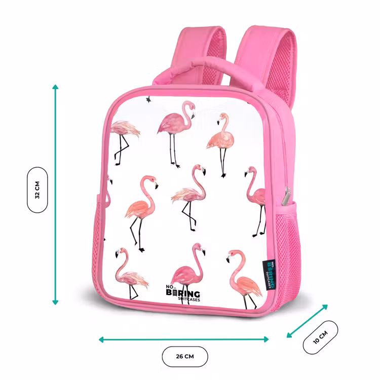 Enfant sac à dos - Rose - Fête des flamants — 3