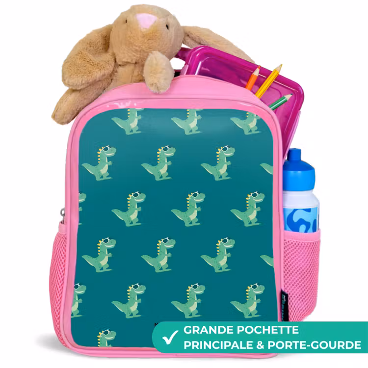 Enfant sac à dos - Rose - Spécifications du tyranosaure — 2