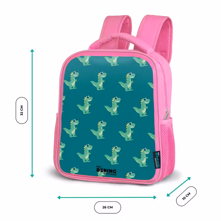 Enfant sac à dos - Rose - Spécifications du tyranosaure — 3