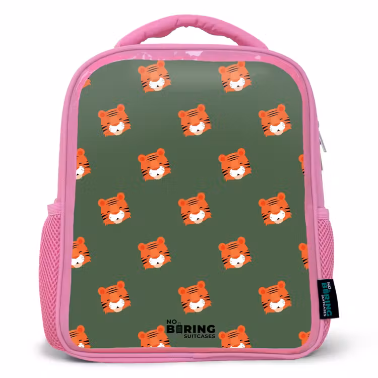 Enfant sac à dos - Rose - Tigre turbulent — 1
