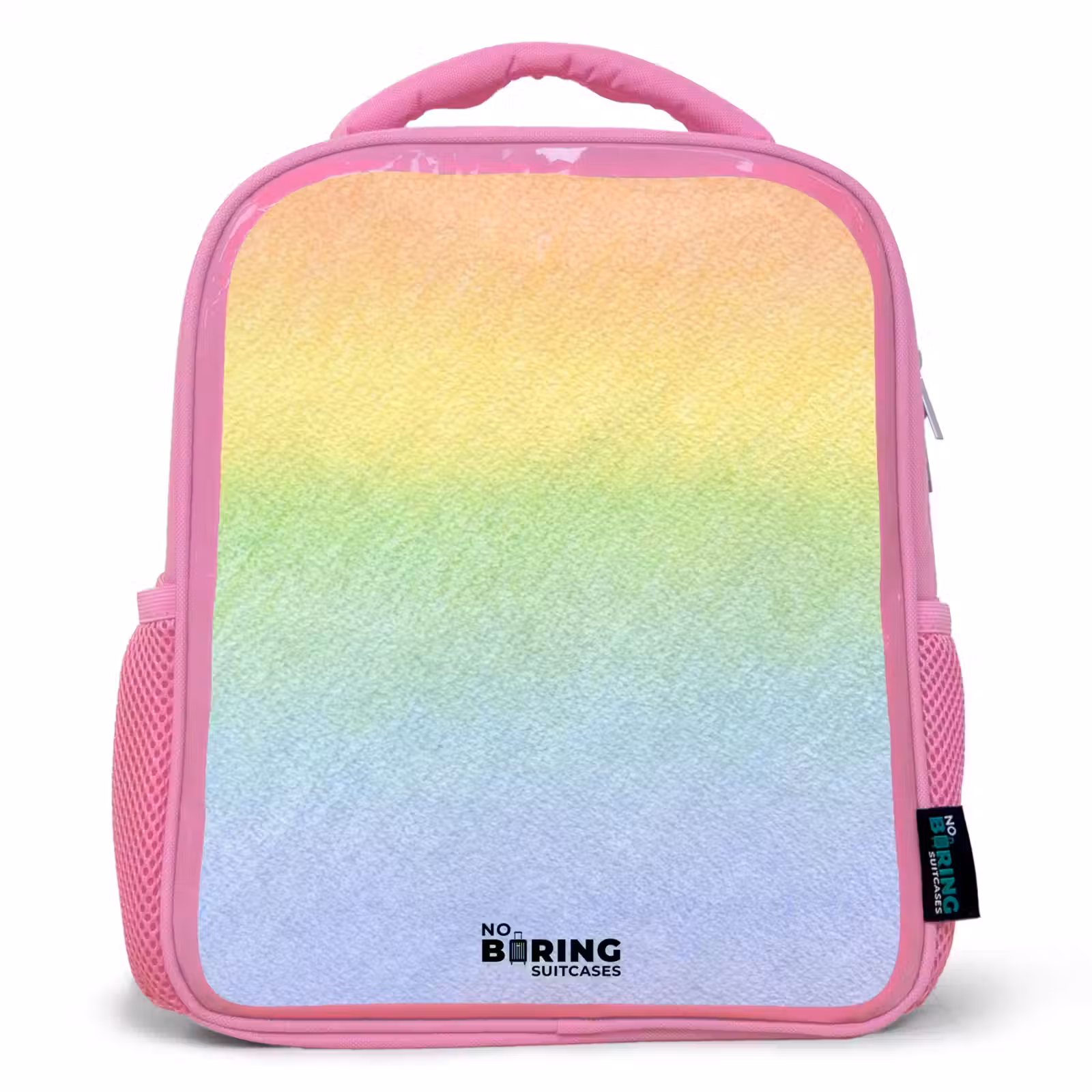 Enfant sac à dos - Rose - Arc-en-ciel pastel à la craie — 1