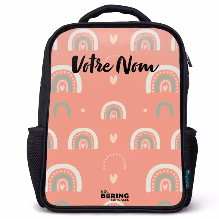 Sac à dos enfant - Noir - Arcs de couleur du corail — 1