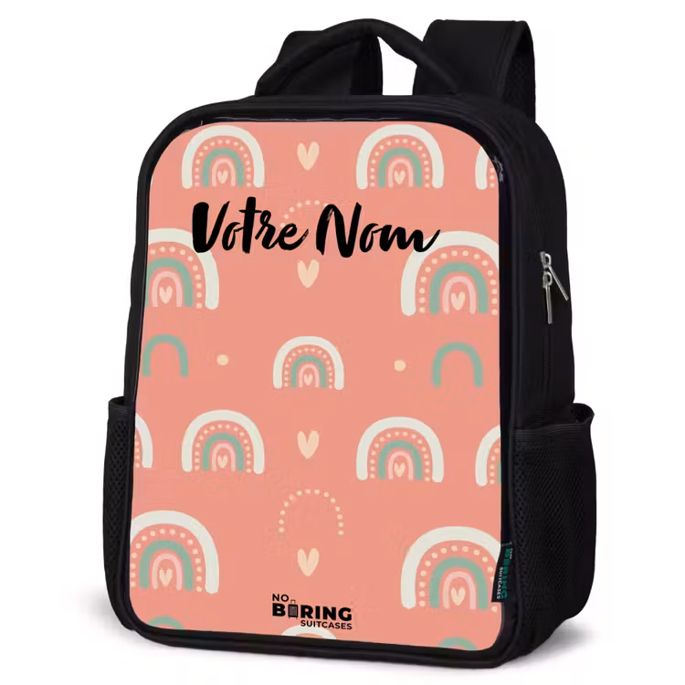 Sac à dos enfant - Noir - Arcs de couleur du corail — 6