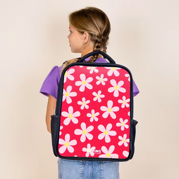 Sac à dos enfant - Noir - Daisy mania hotpink — 4