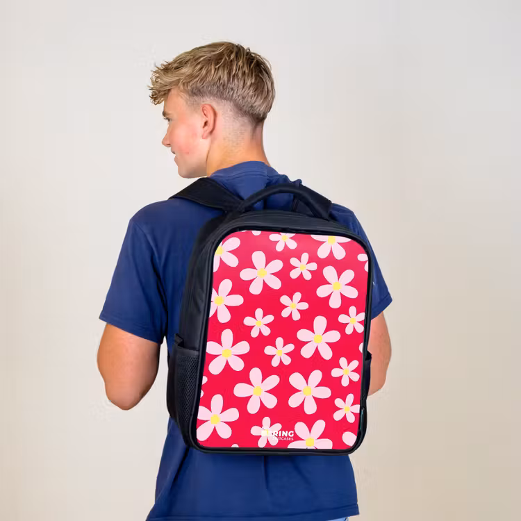 Sac à dos enfant - Noir - Daisy mania hotpink — 5