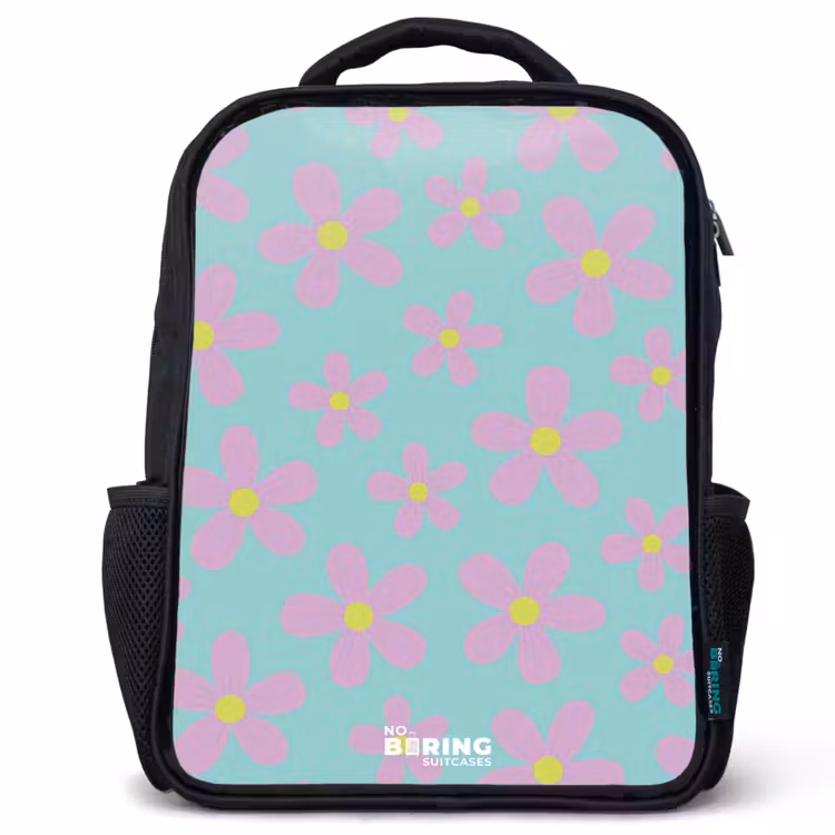 Sac à dos enfant - Noir - Daisy mania mint — 1