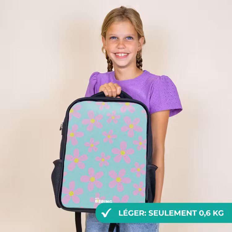 Sac à dos enfant - Noir - Daisy mania mint — 9