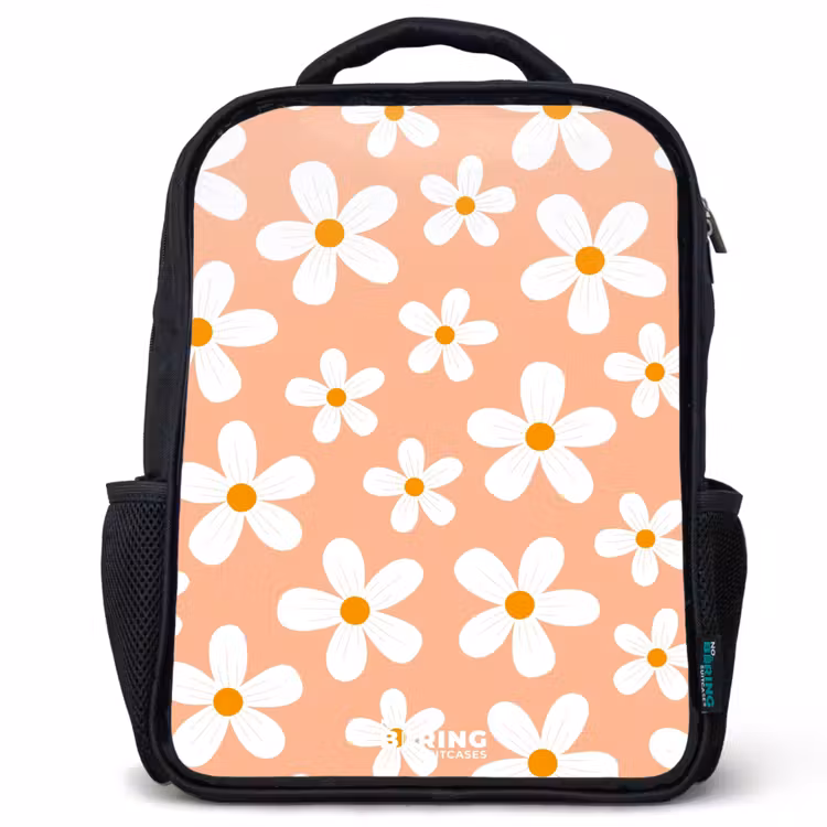 Sac à dos enfant - Noir - Daisy mania peach — 1
