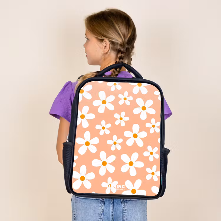 Sac à dos enfant - Noir - Daisy mania peach — 4