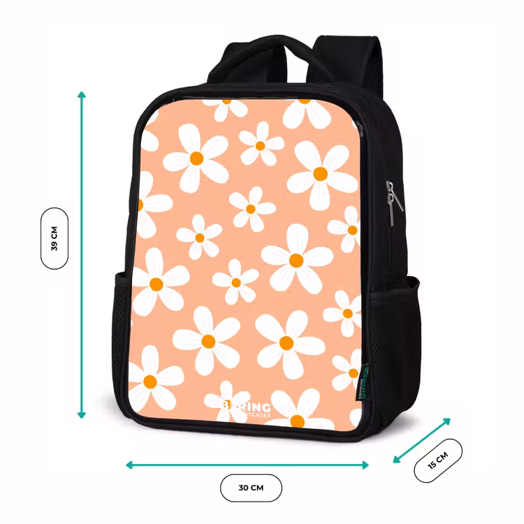 Sac à dos enfant - Noir - Daisy mania peach — 8