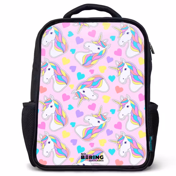 Sac à dos enfant - Noir - Euphorie de la licorne — 1