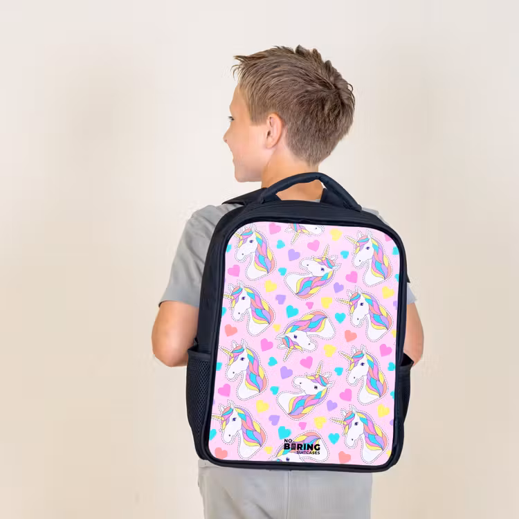 Sac à dos enfant - Noir - Euphorie de la licorne — 2