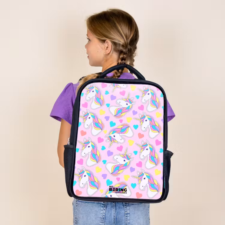 Sac à dos enfant - Noir - Euphorie de la licorne — 4