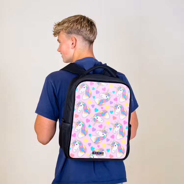 Sac à dos enfant - Noir - Euphorie de la licorne — 5