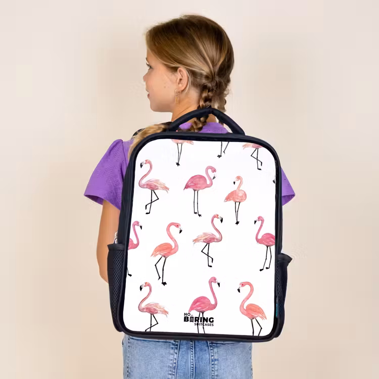 Sac à dos enfant - Noir - Fête des flamants — 4