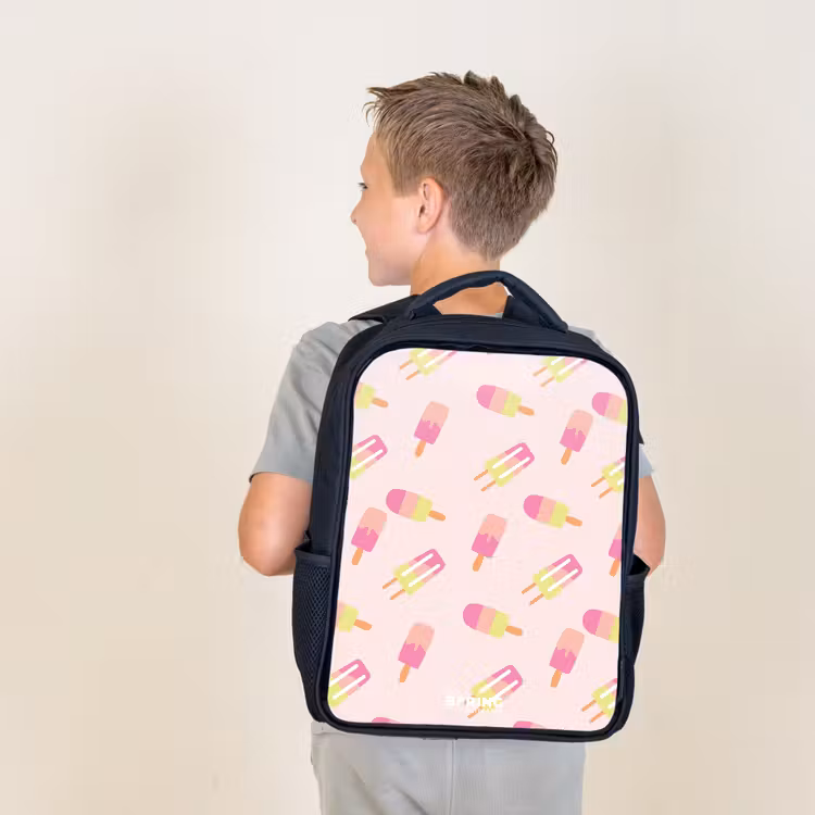 Sac à dos enfant - Noir - Glaces à l'eau tourbillonnantes — 2