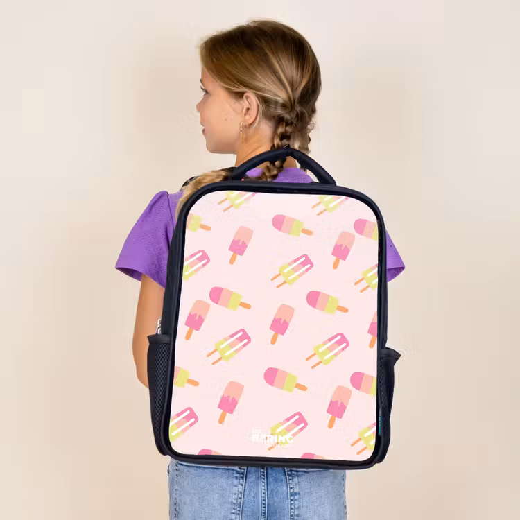 Sac à dos enfant - Noir - Glaces à l'eau tourbillonnantes — 4