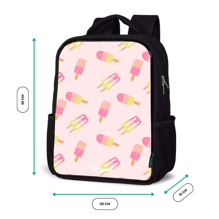 Sac à dos enfant - Noir - Glaces à l'eau tourbillonnantes — 8