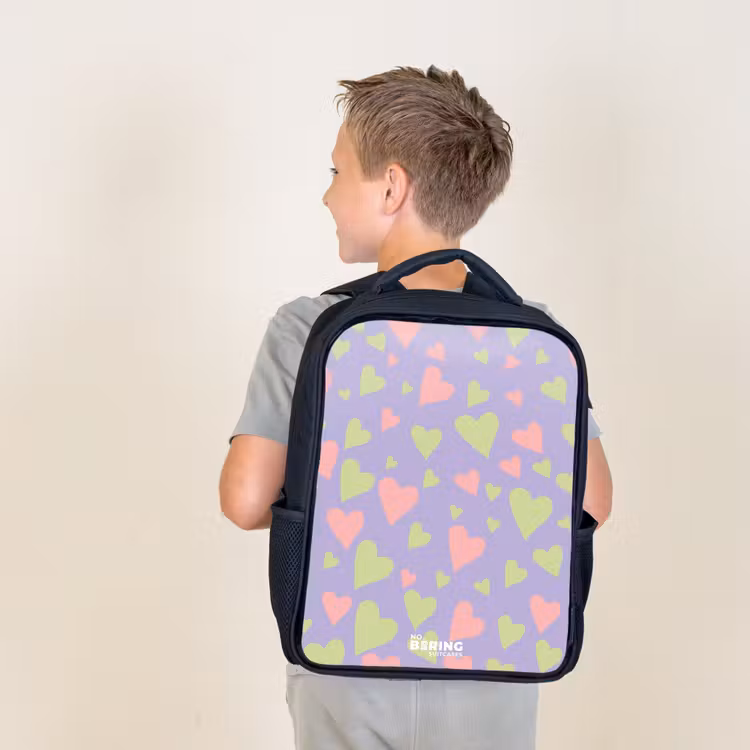 Sac à dos enfant - Noir - Joli lilas — 2