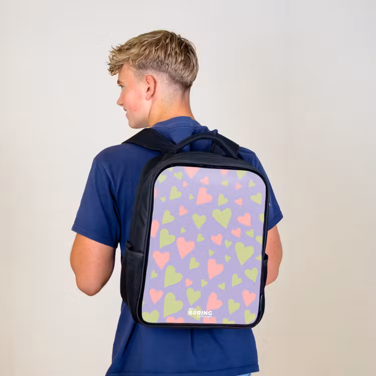 Sac à dos enfant - Noir - Joli lilas — 5