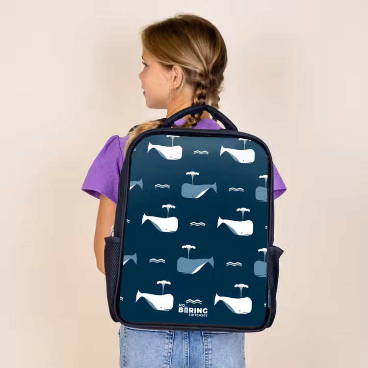 Sac à dos enfant - Noir - Le monde des baleines — 4
