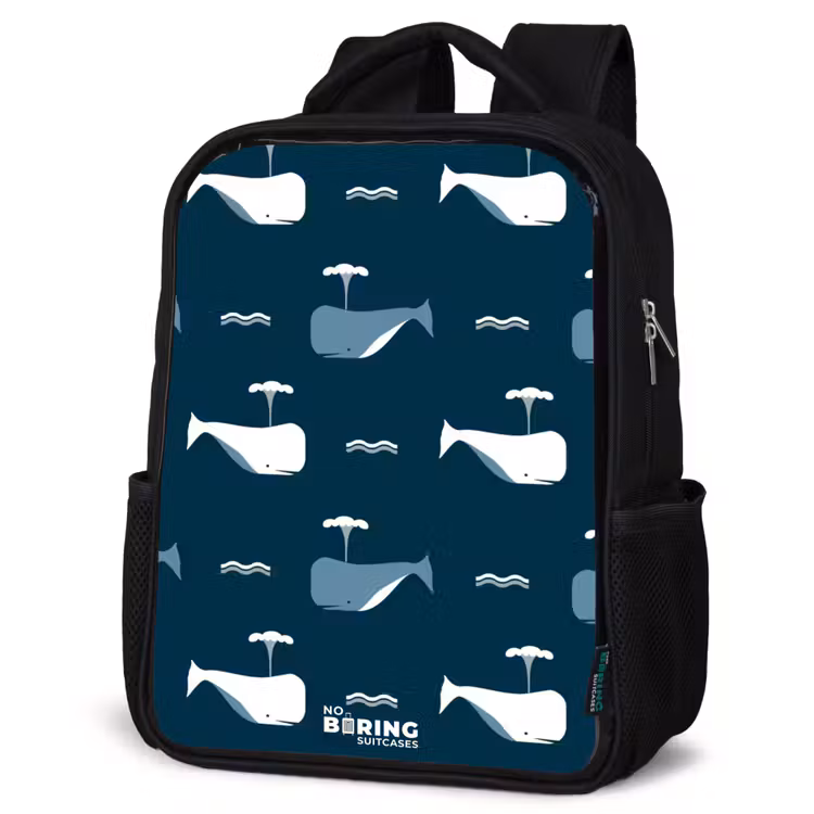 Sac à dos enfant - Noir - Le monde des baleines — 6