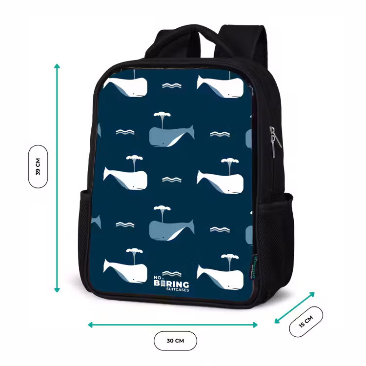 Sac à dos enfant - Noir - Le monde des baleines — 8
