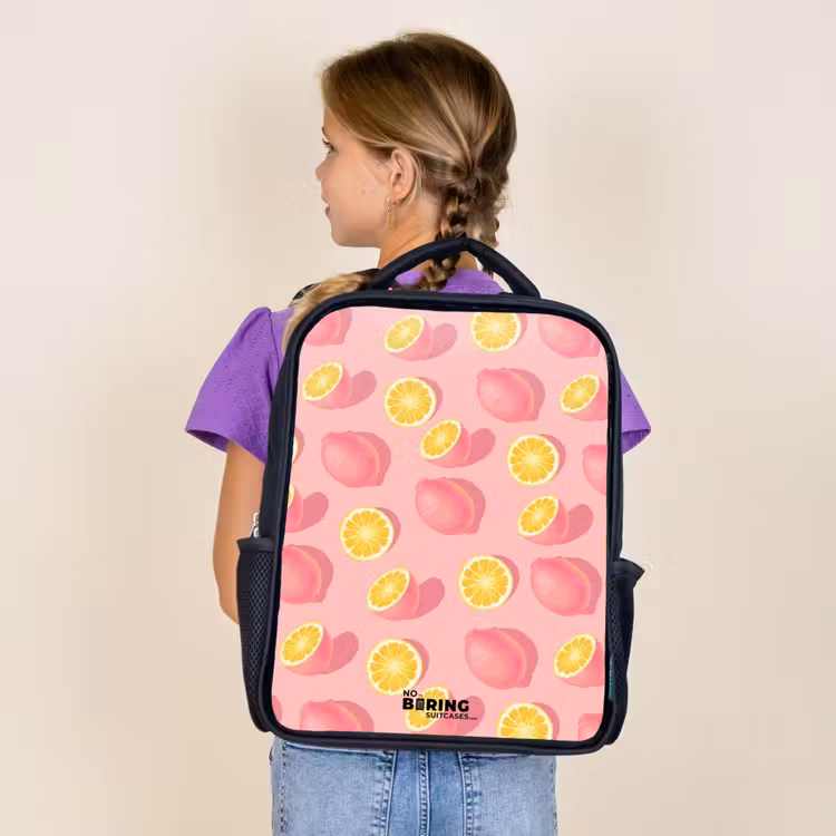 Sac à dos enfant - Noir - Limoncello rose — 4