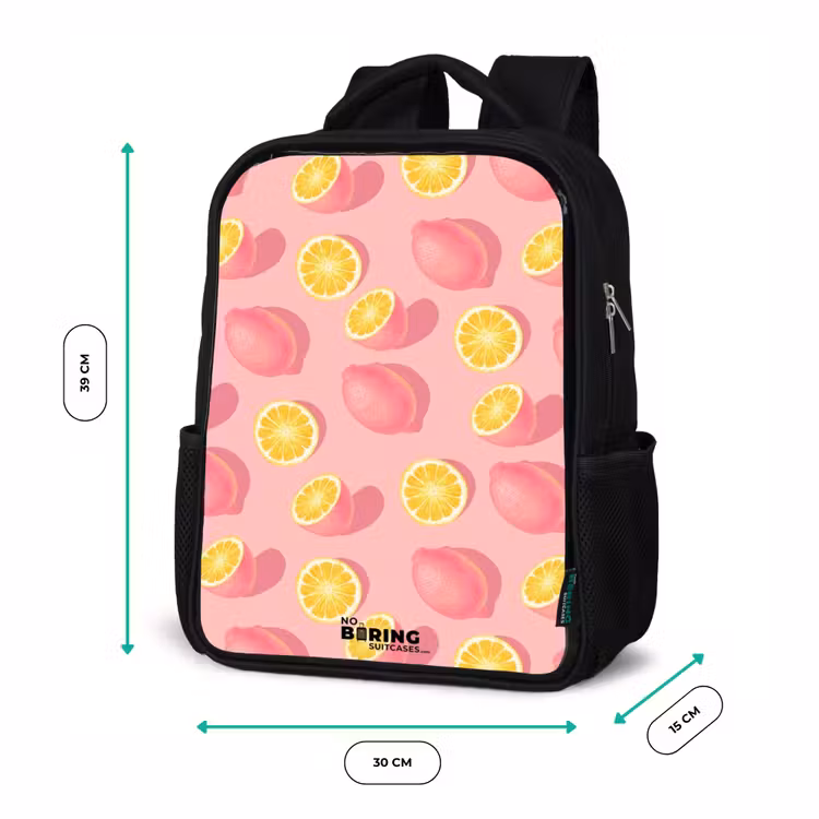 Sac à dos enfant - Noir - Limoncello rose — 8