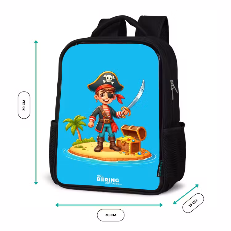 Sac à dos enfant - Noir - Pirate prêt à piller — 8