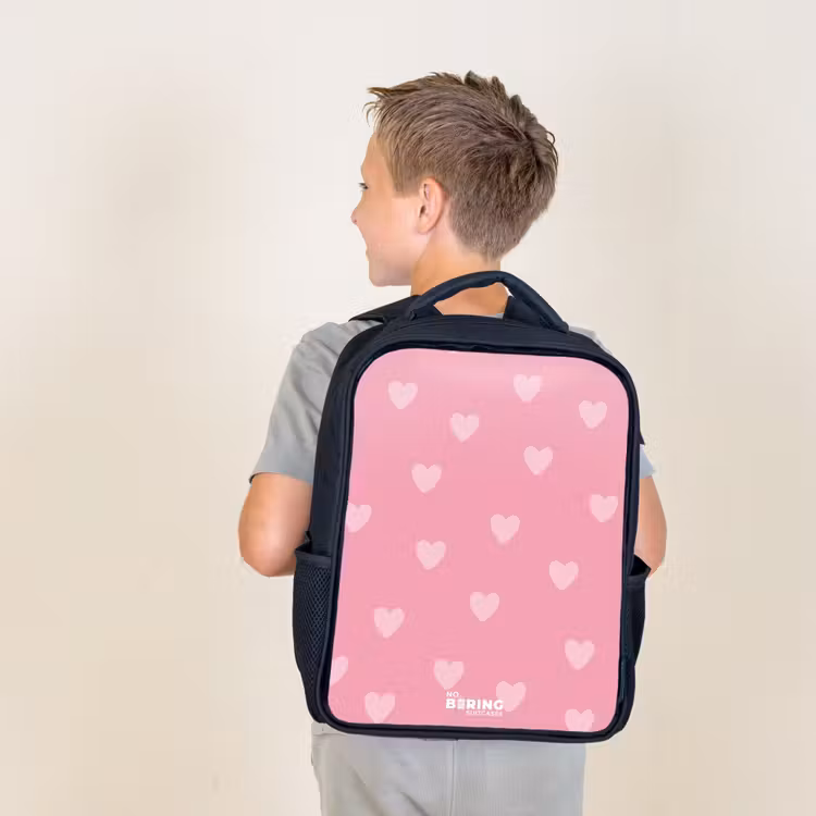 Sac à dos enfant - Noir - Rythme cardiaque — 2