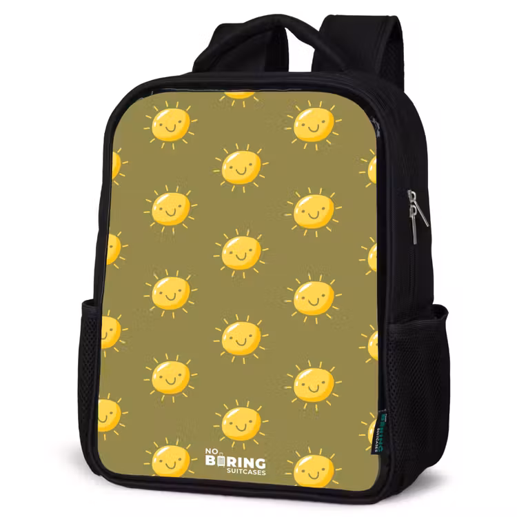 Sac à dos enfant - Noir - Situation ensoleillée olive — 6