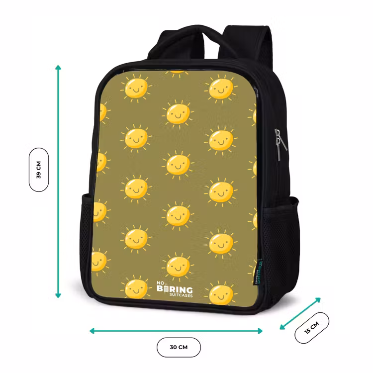 Sac à dos enfant - Noir - Situation ensoleillée olive — 8