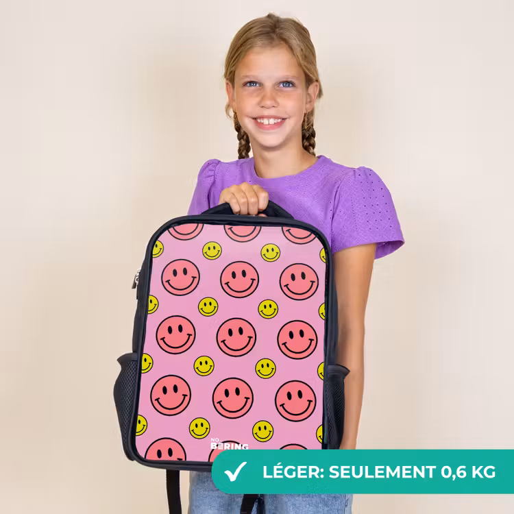 Sac à dos enfant - Noir - Tous les sourires sont roses — 9
