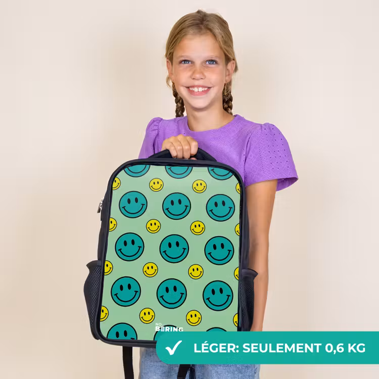Sac à dos enfant - Noir - Tous les sourires sont verts — 9