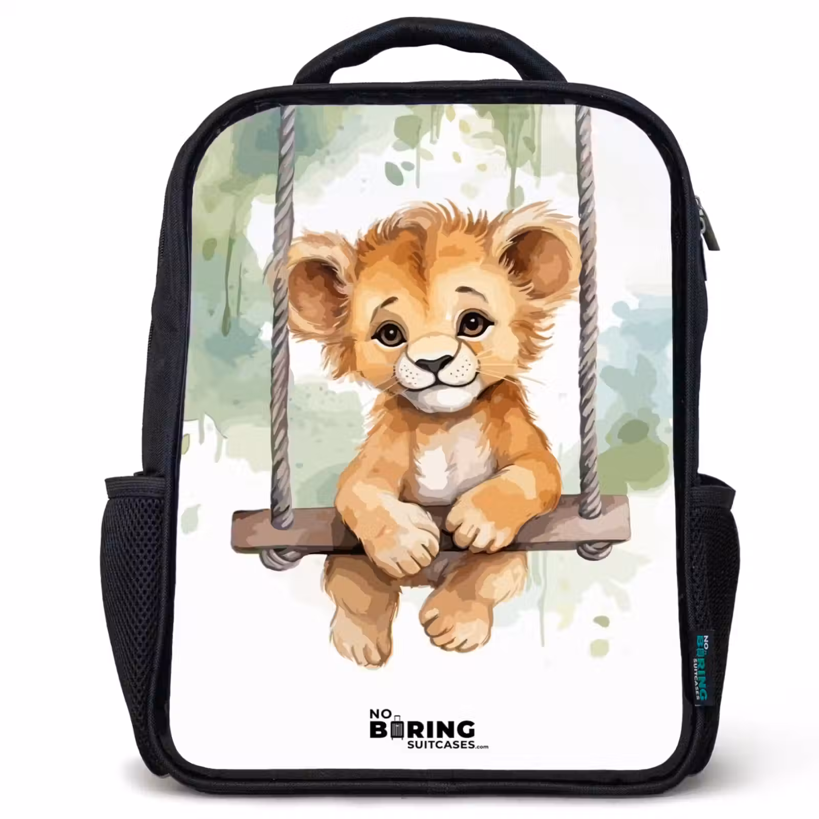 Sac à dos enfant - Noir - Lucas lion — 1