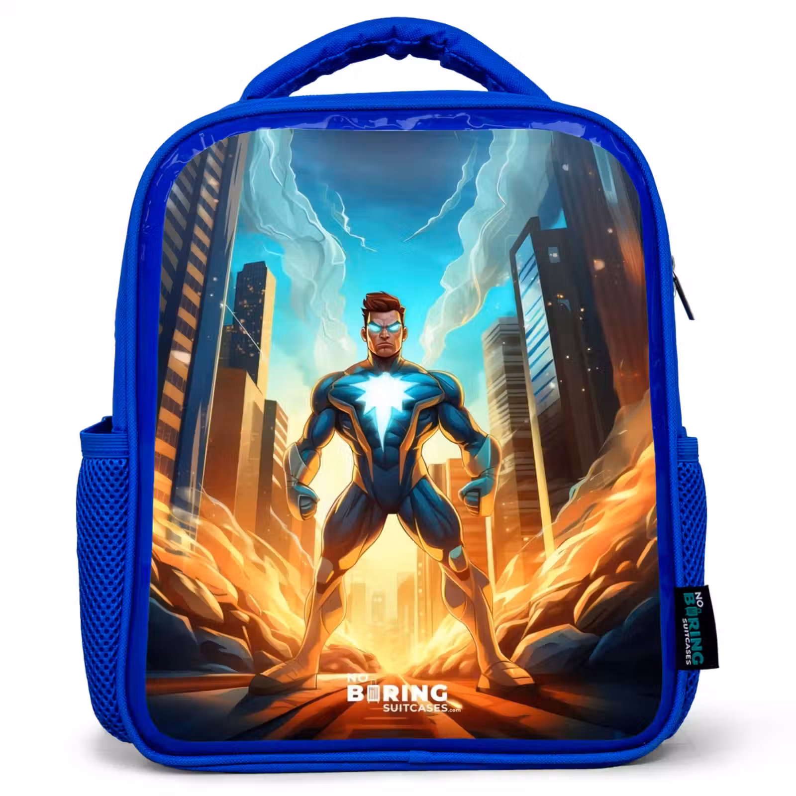 Sac à dos enfant - Bleu - Super-héros de la ville — 1
