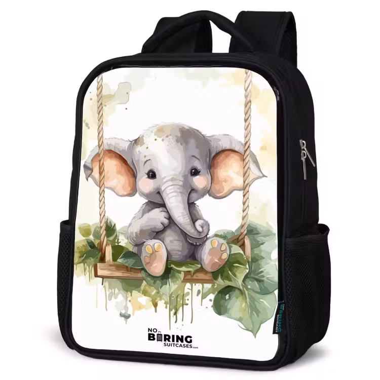 Sac à dos enfant - Noir - Éléphant d'Onno — 6