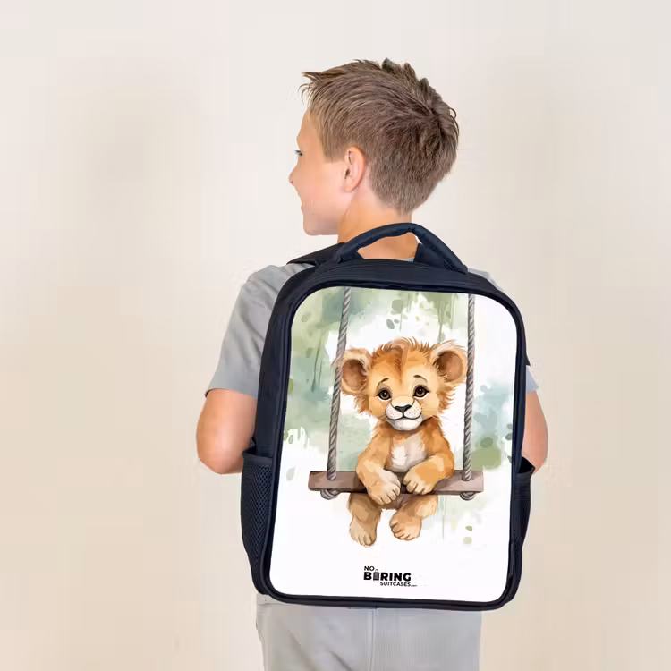 Sac à dos enfant - Noir - Lucas lion — 2