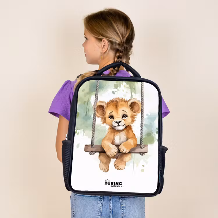 Sac à dos enfant - Noir - Lucas lion — 4