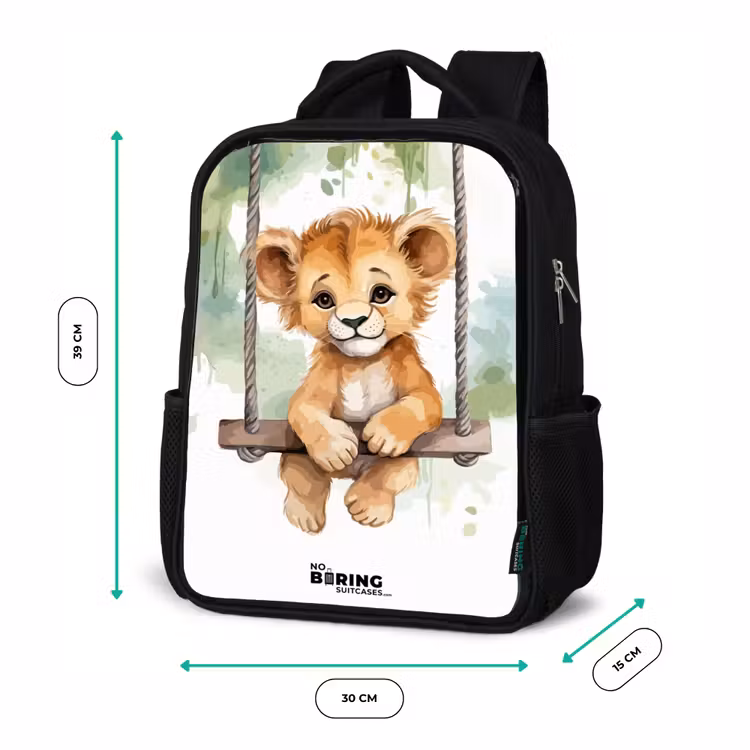 Sac à dos enfant - Noir - Lucas lion — 8