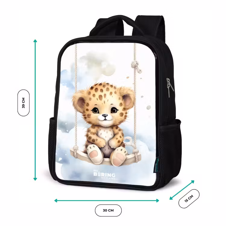 Sac à dos enfant - Noir - Panthère de Perry — 8