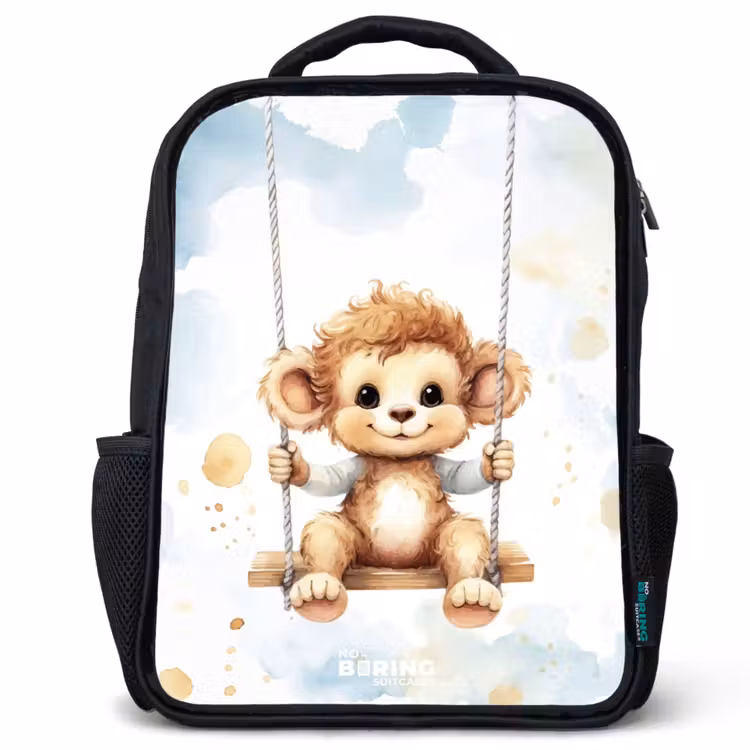 Sac à dos enfant - Noir - Singe Axel — 1
