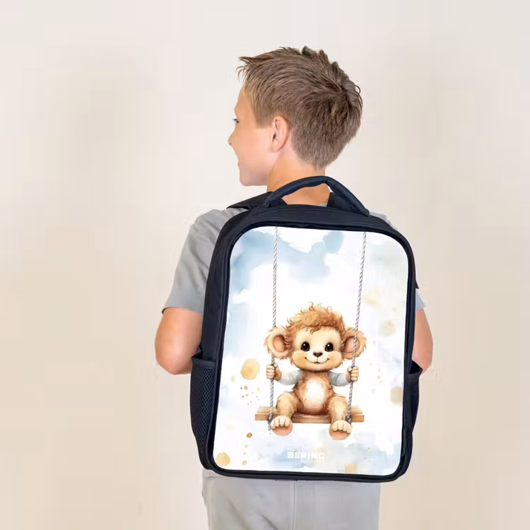 Sac à dos enfant - Noir - Singe Axel — 2