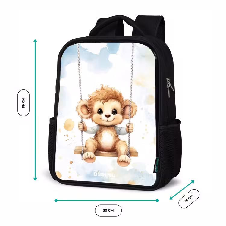 Sac à dos enfant - Noir - Singe Axel — 8