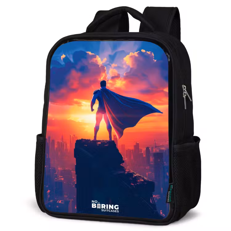Sac à dos enfant - Noir - Super-héros des gratte-ciel — 6